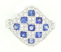 Ringe Sommer Dame in Gold Zaffiro 0.91 Ct 10056899-16 - 10056899-16